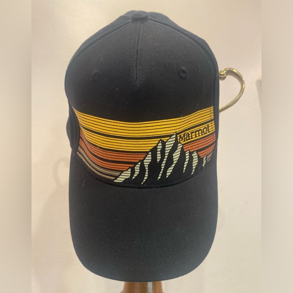 MARMOT BLACK TRUCKER HAT - Picture 2 of 6